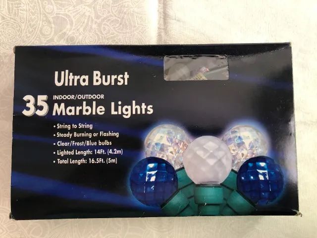Luzes Decorativas 35 Bolinhas de Vidro Marble Lights 5 m - 220 V 
