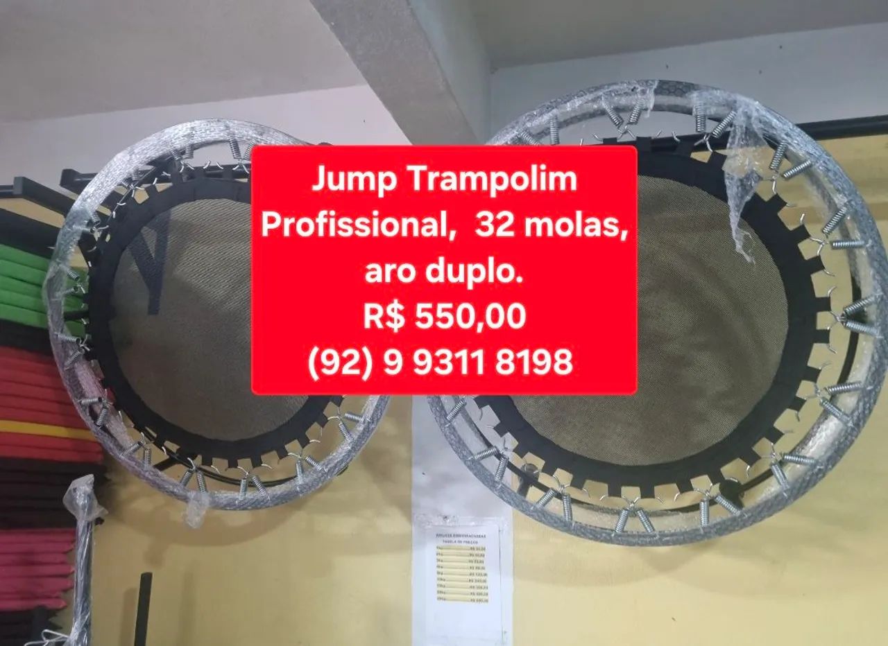 Jump profissional aro duplo 32 molas