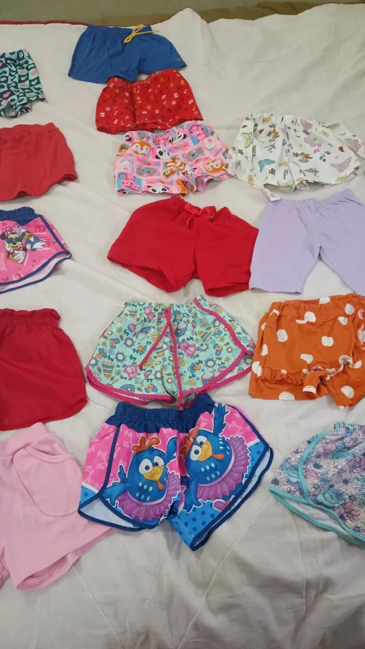 Kit Bermudas Infantis Usadas - Foto 3