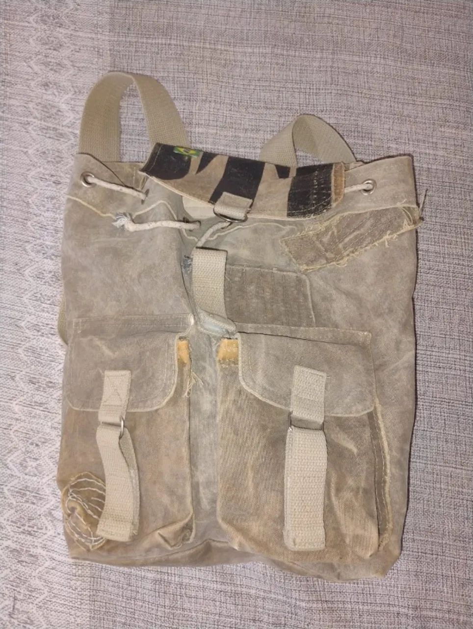 mochila de lona reciclada - Foto 2