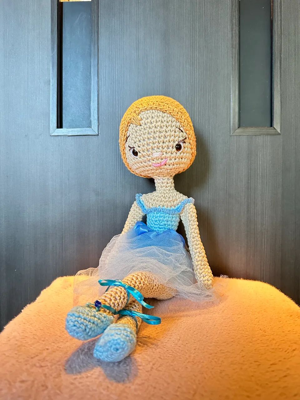 Boneca Bailarina Amigurumi