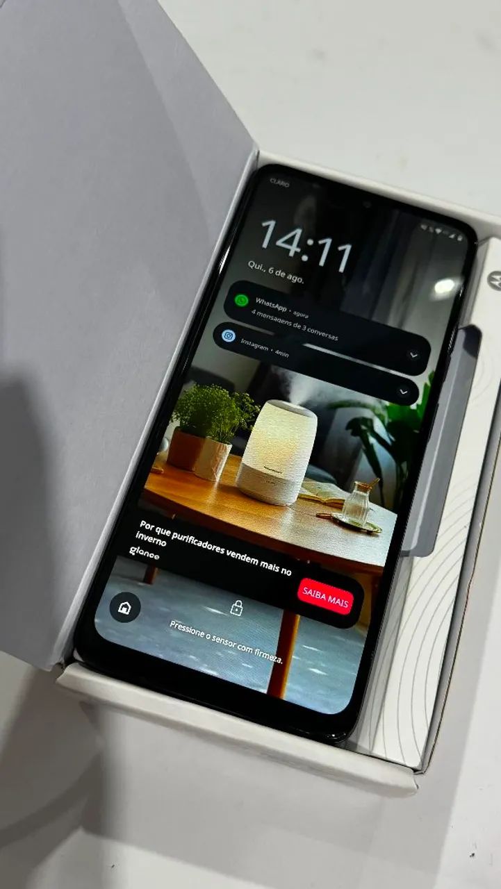 CELULAR MOTO G 06 COMPLETO, ZERADO