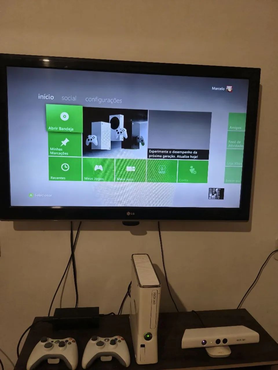 Xbox 360 slim branco