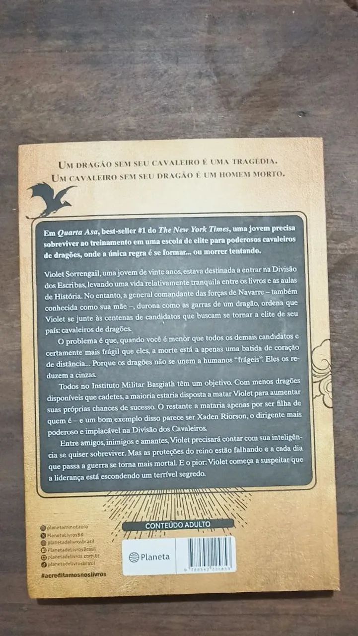 Livro: Quarta Asa - Foto 2