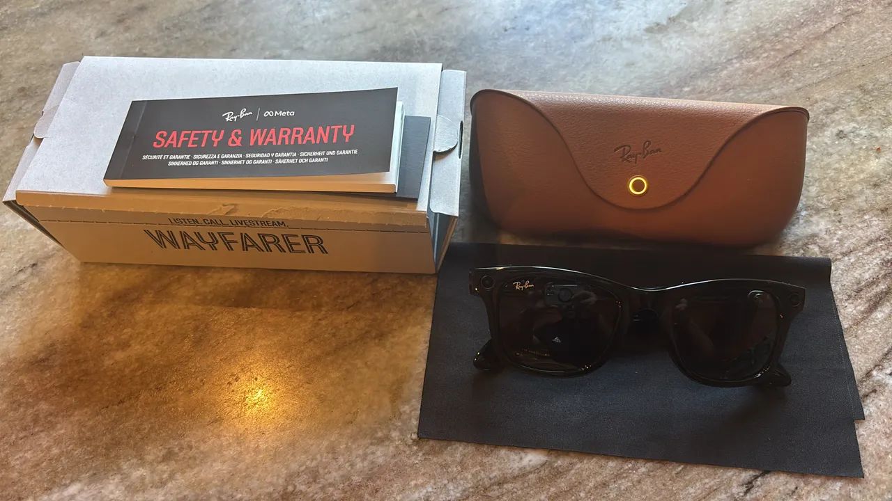 Óculos Rayban Wayfarer Meta Gen2