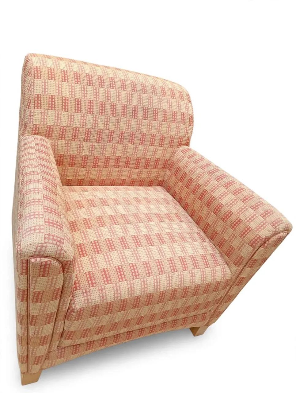 Poltrona Fixa Confortável - Tecido Jacquard - Retrô / Recepção - Foto 2