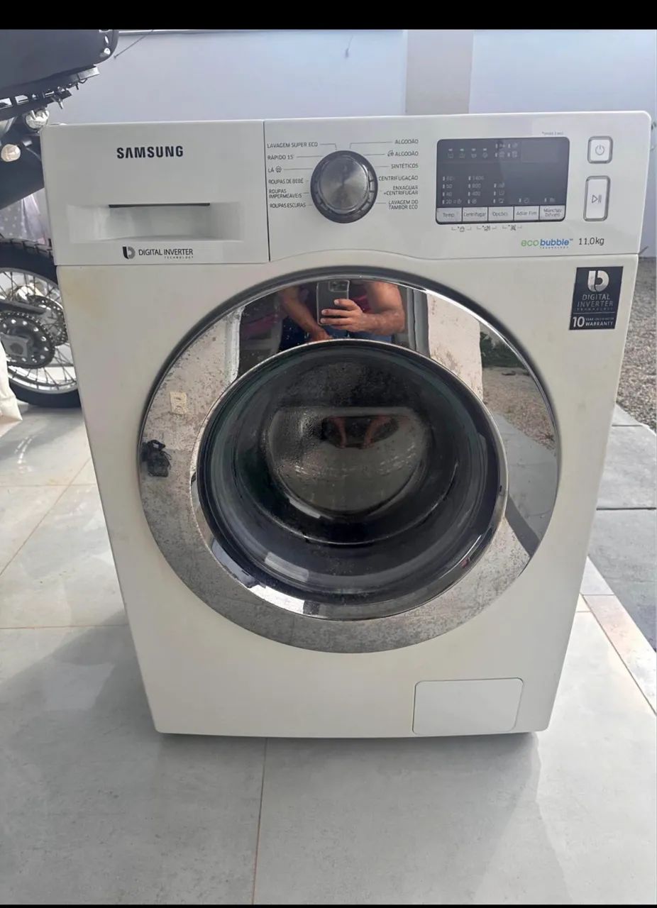 Máquina Samsung com defeito 