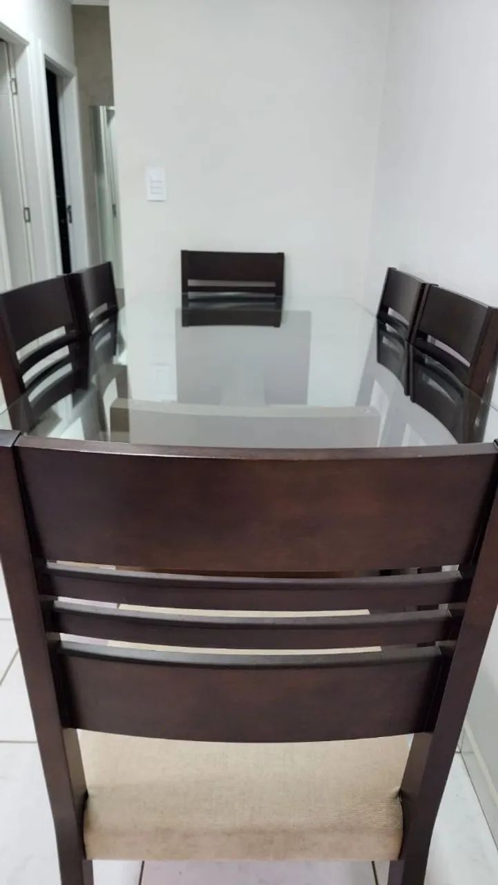 Vende-se mesa com 6 cadeiras. Oportunidades! - Foto 5