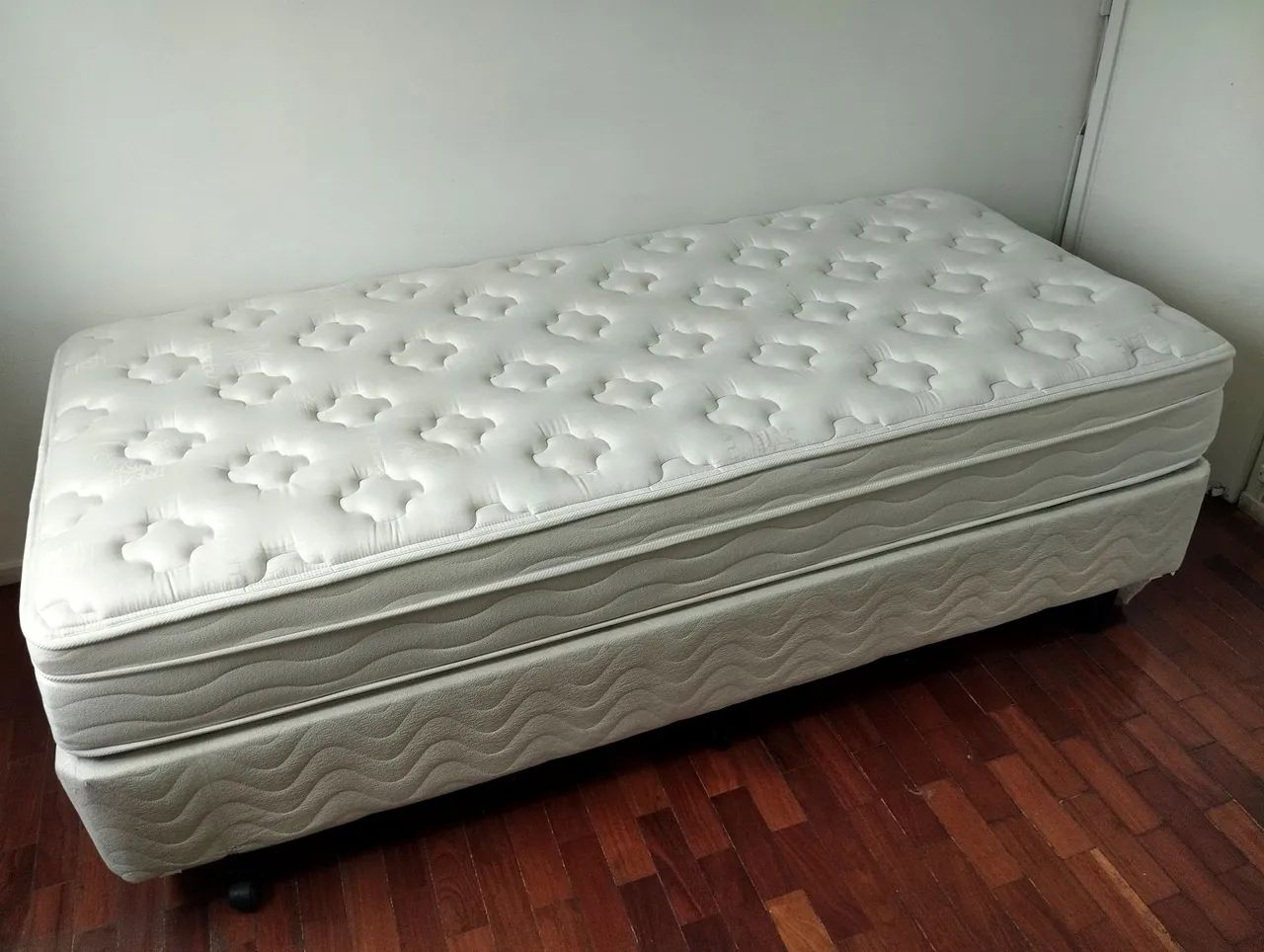 CAMA BOX DE SOLTEIRO EPEDA BLUES VISCO