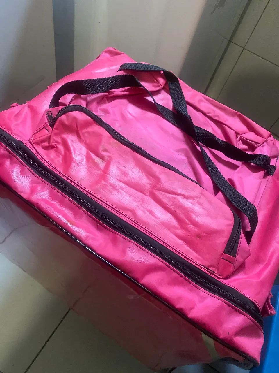 Bag usada só uma vez 