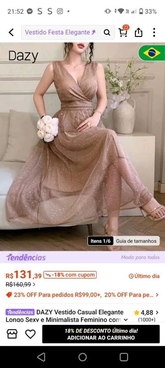 Vestido festa 