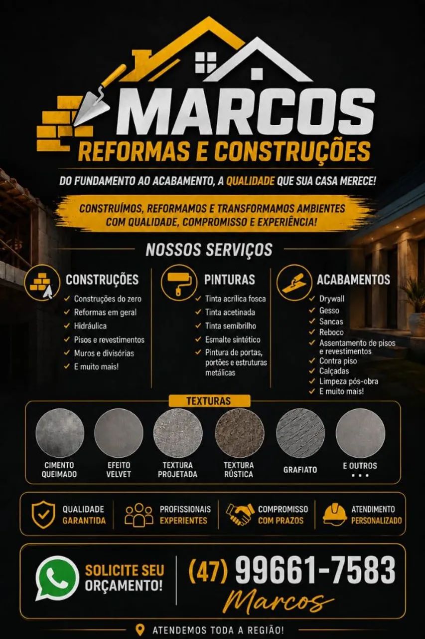 Marcos Reformas e Construçoes 