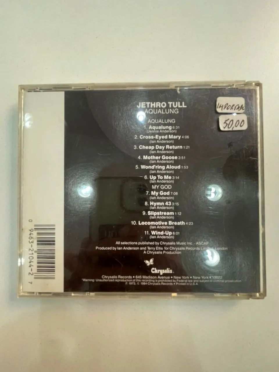 CD - ORIGINAL - JETHRO TULL - STORMWATCH  (PROG ROCK )IMPORTADO - Foto 4