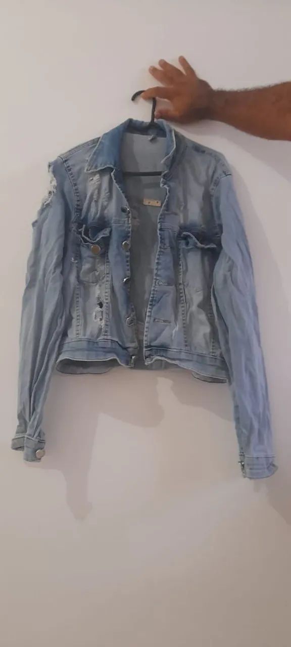 Jaqueta jeans feminina - Foto 2