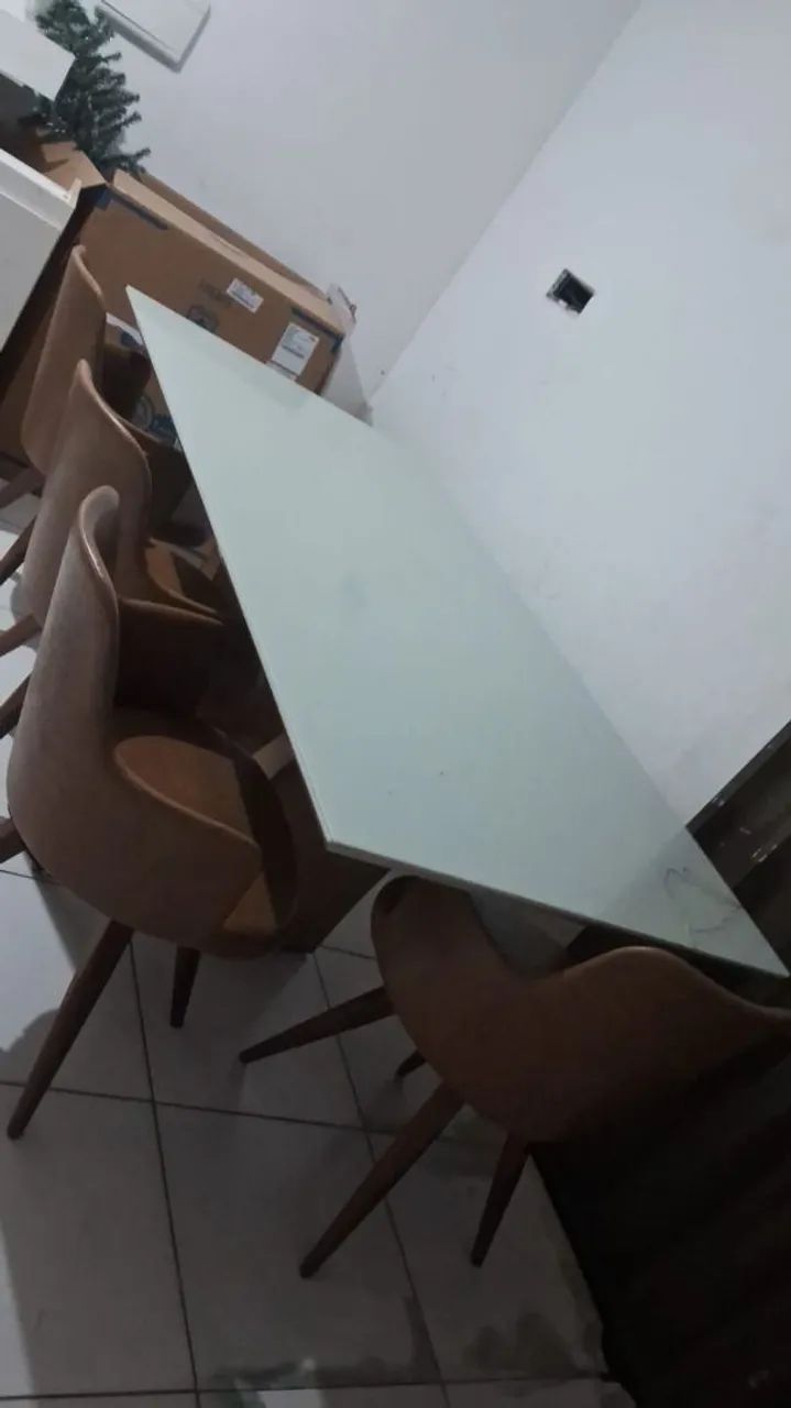 Mesa com cadeiras em bom estado  - Foto 3