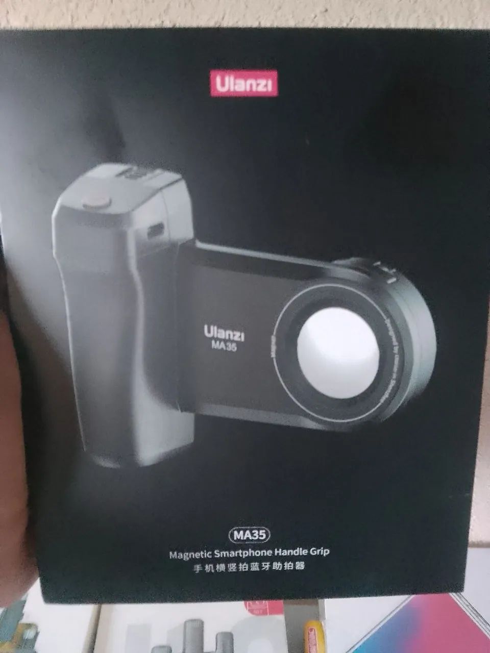 Suporte De Celular Com Grip Bluetooth Magnetico Ulanzi Ma35<br>