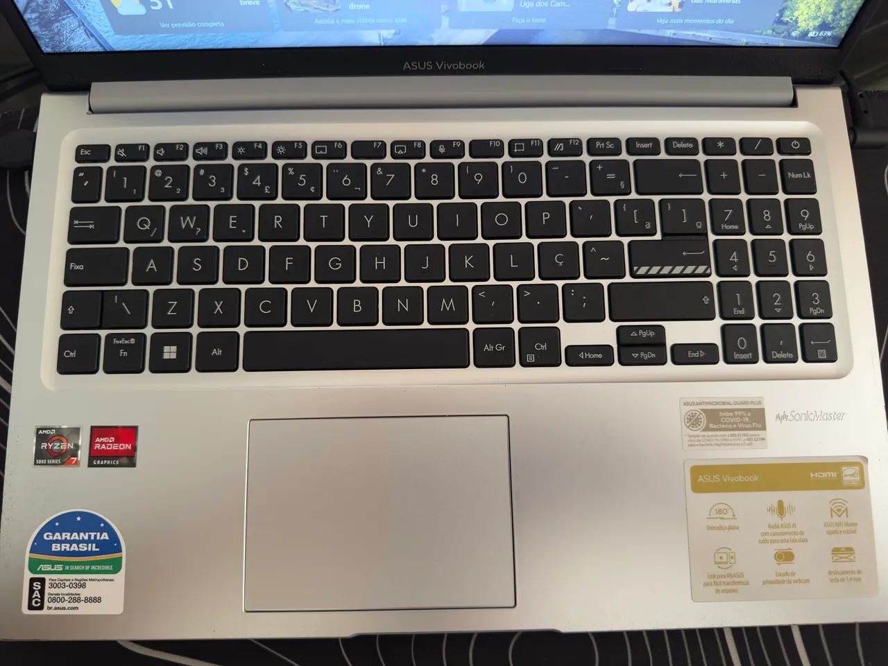 Asus Vivobook 15 Com Caixa e Nf - Foto 3