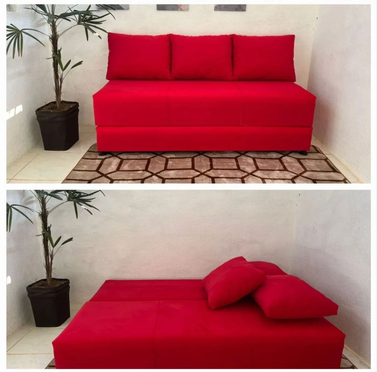SOFÁ CAMA GRANADA CASAL R$620,00 À VISTA! CONTATO WHATSAPP *  - Foto 3