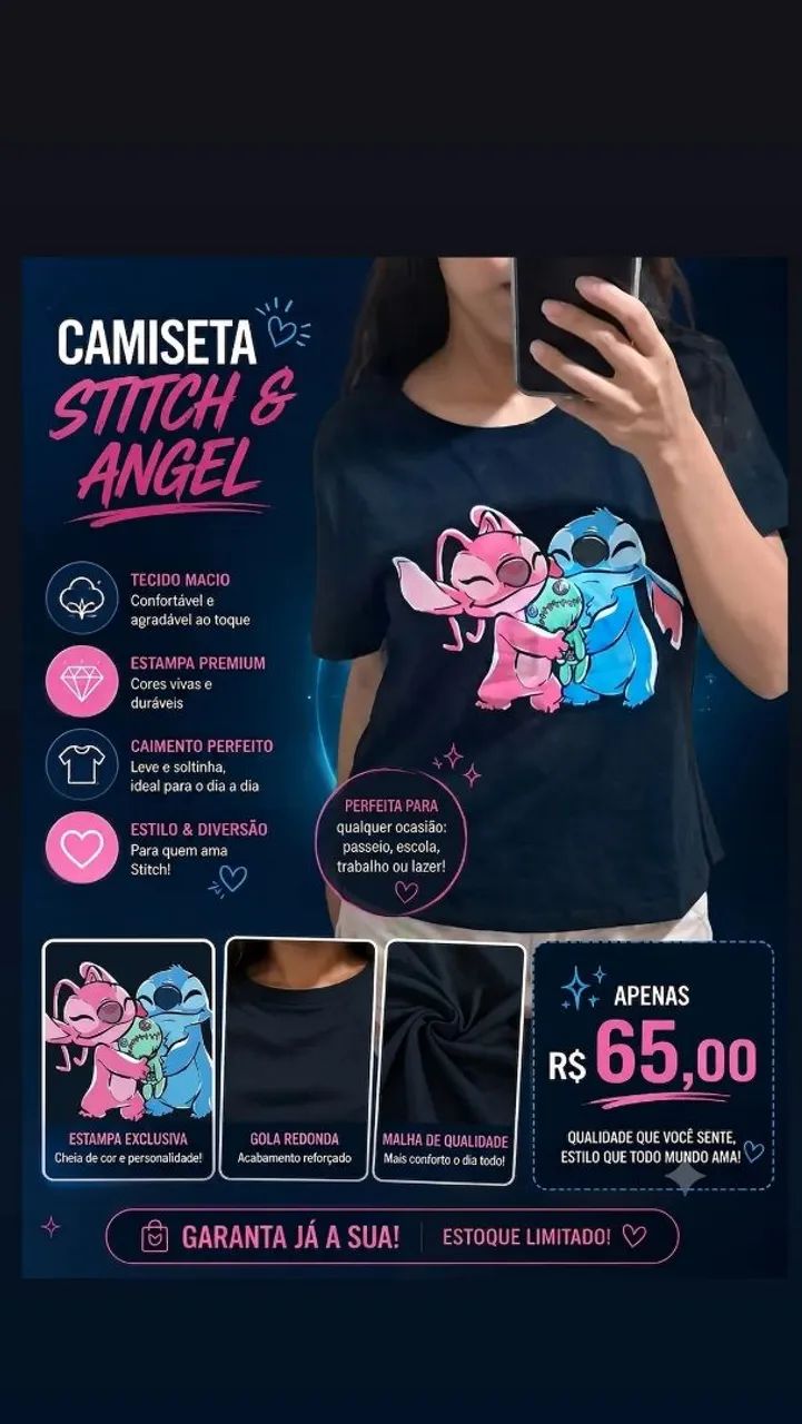 Blusa stitch 