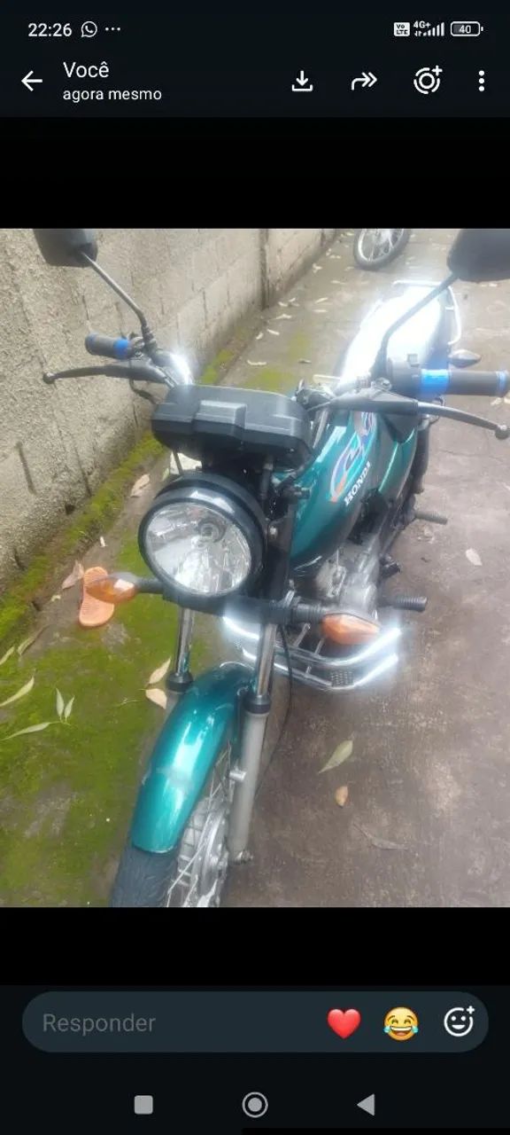 Vendo cg125 boa e barato.