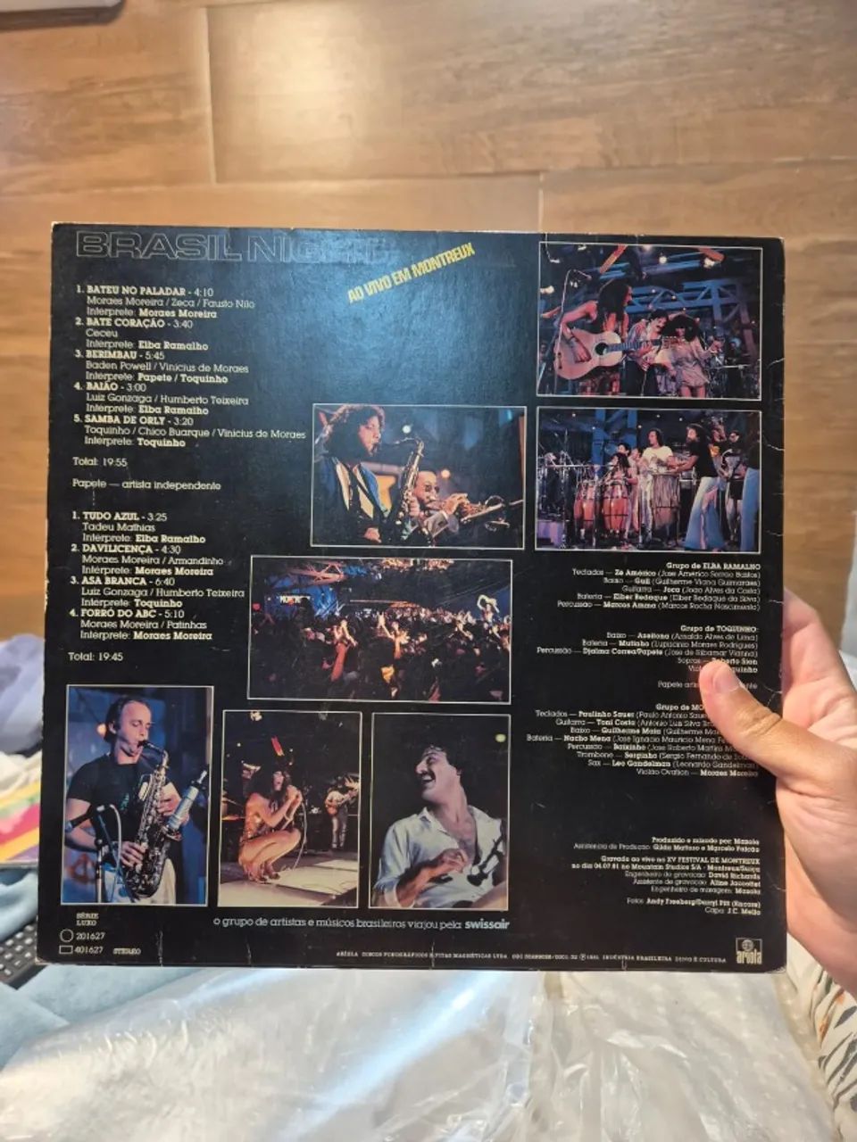 LP Brasil Night (1981) - Moraes, Elba e Toquinho