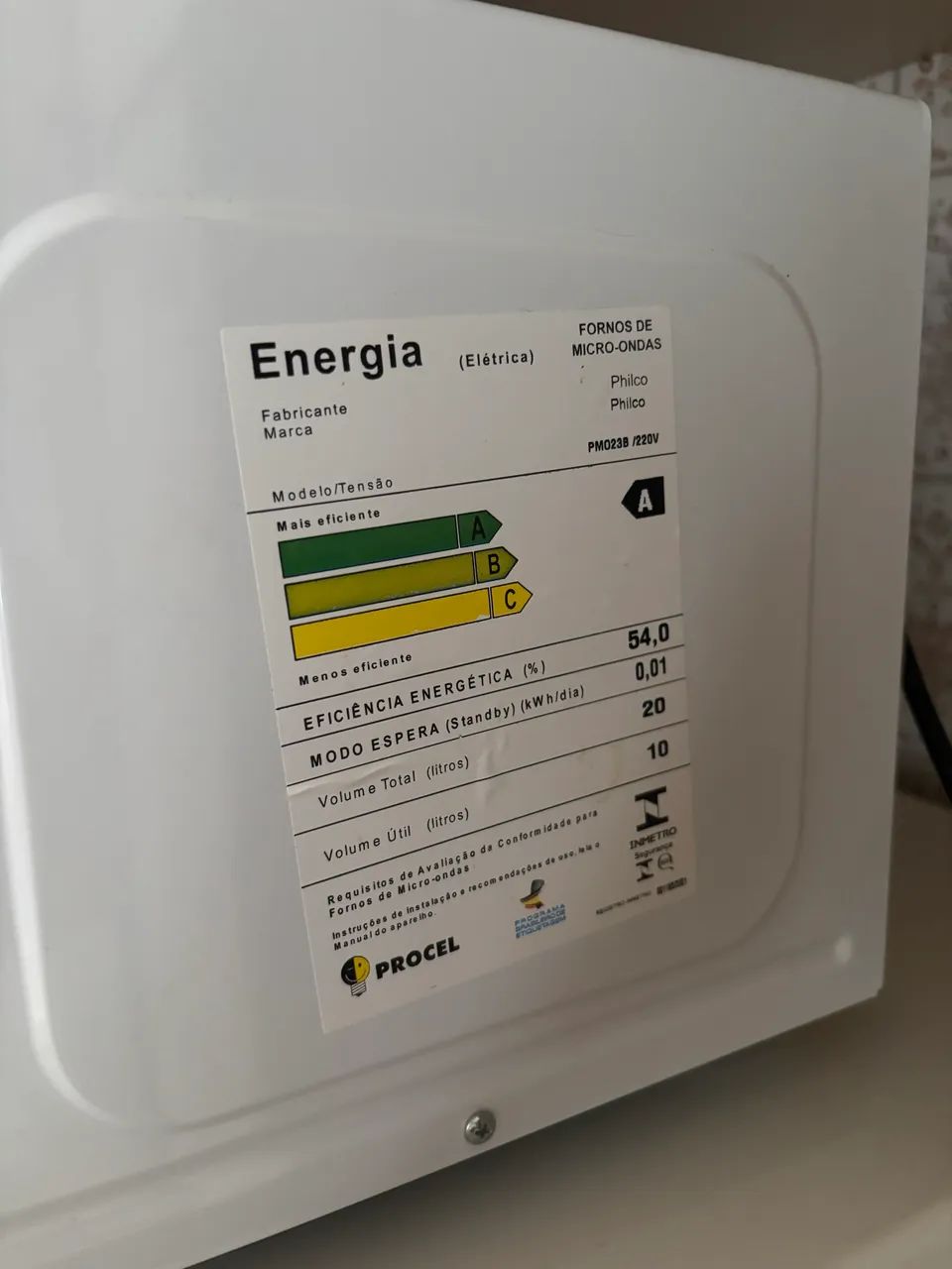 Vendo Micro-ondas Philco 20L Branco - Foto 3