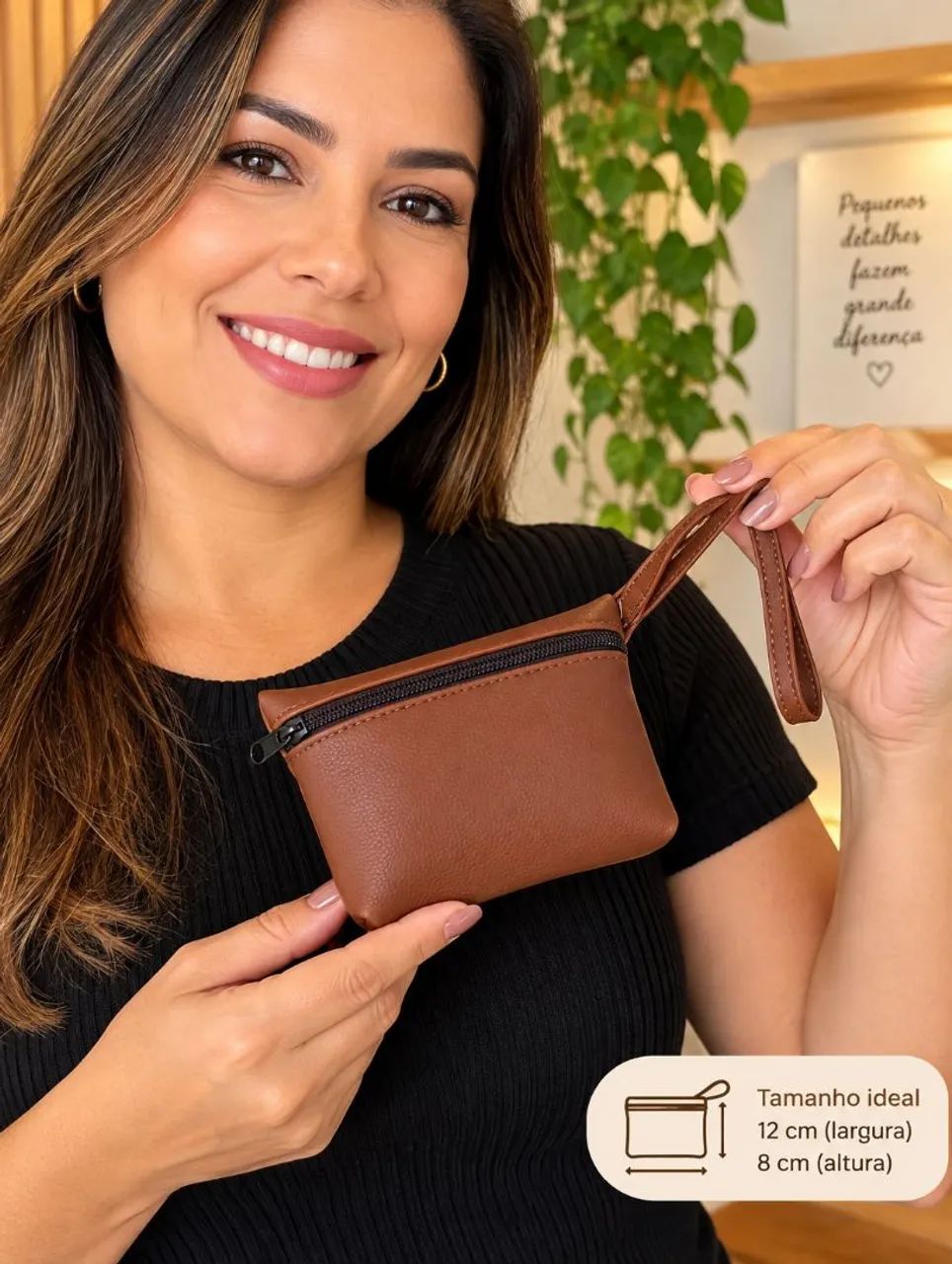Bolsinha feminina com alça 