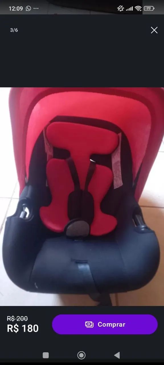 VENDO Bebê conforto 