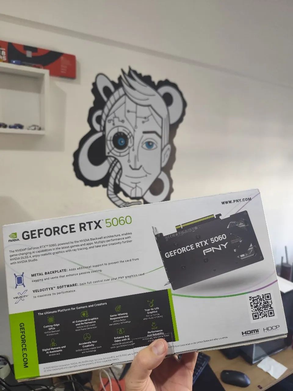 placa de vídeo monstrinha! Rtx 5060 nova! - Foto 2