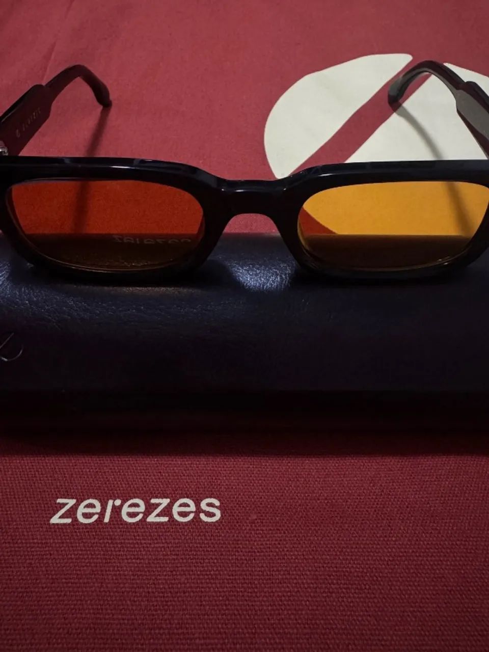 ÓCULOS DE SOL ZEREZES MODELO DAZZ 2 LENTES (AMARELA E PRETA) COM CASE E ECOBAG - Foto 4