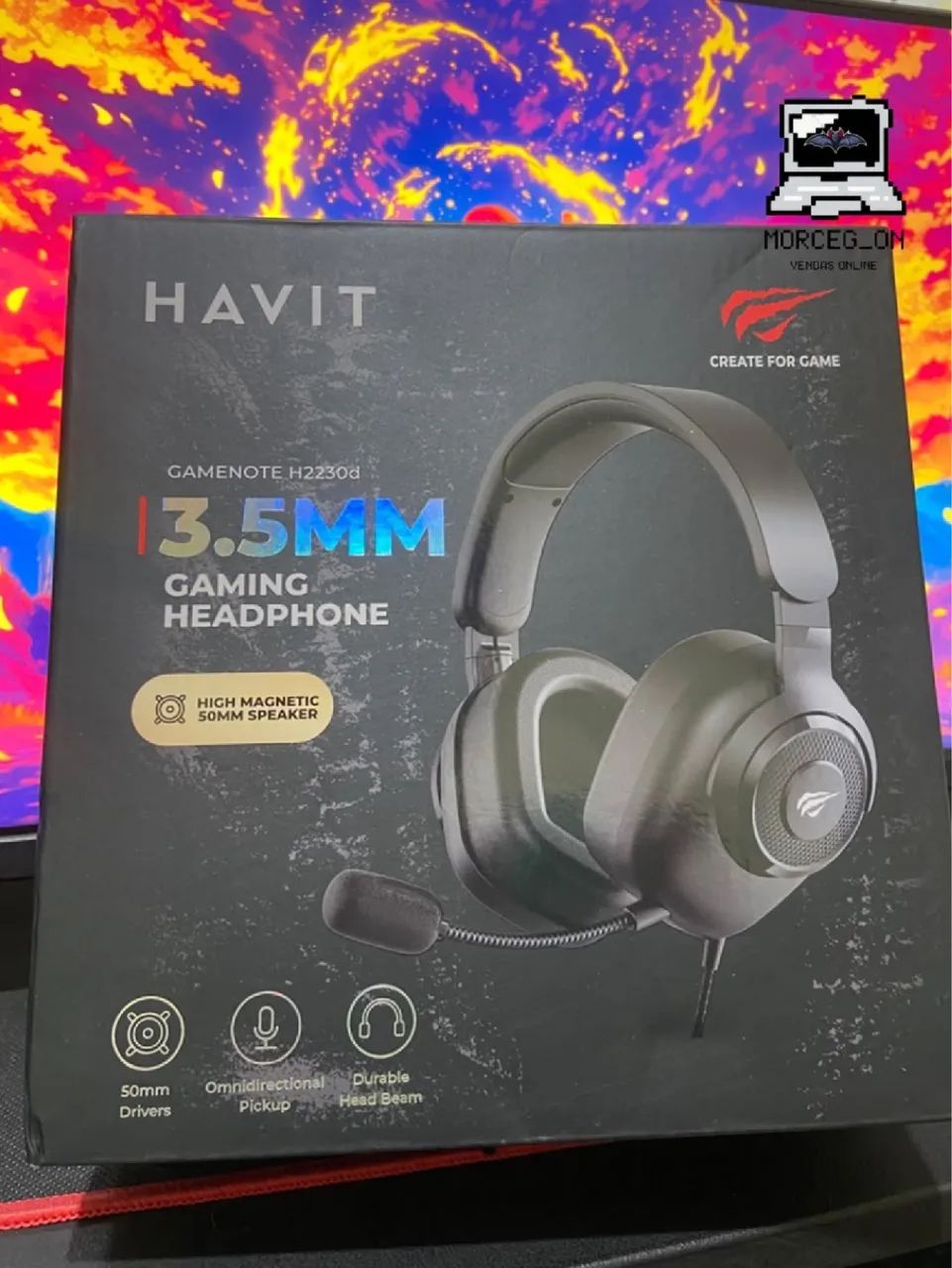 Headset Gamer Havit Gamenote H2230d - Som Imersivo, Conforto e Desempenho