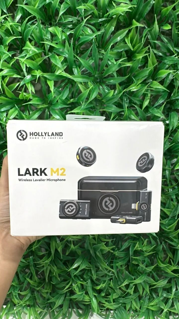 Microfone Lapela Sem Fio Duplo Hollyland - Lark M2 Combo - Foto 2