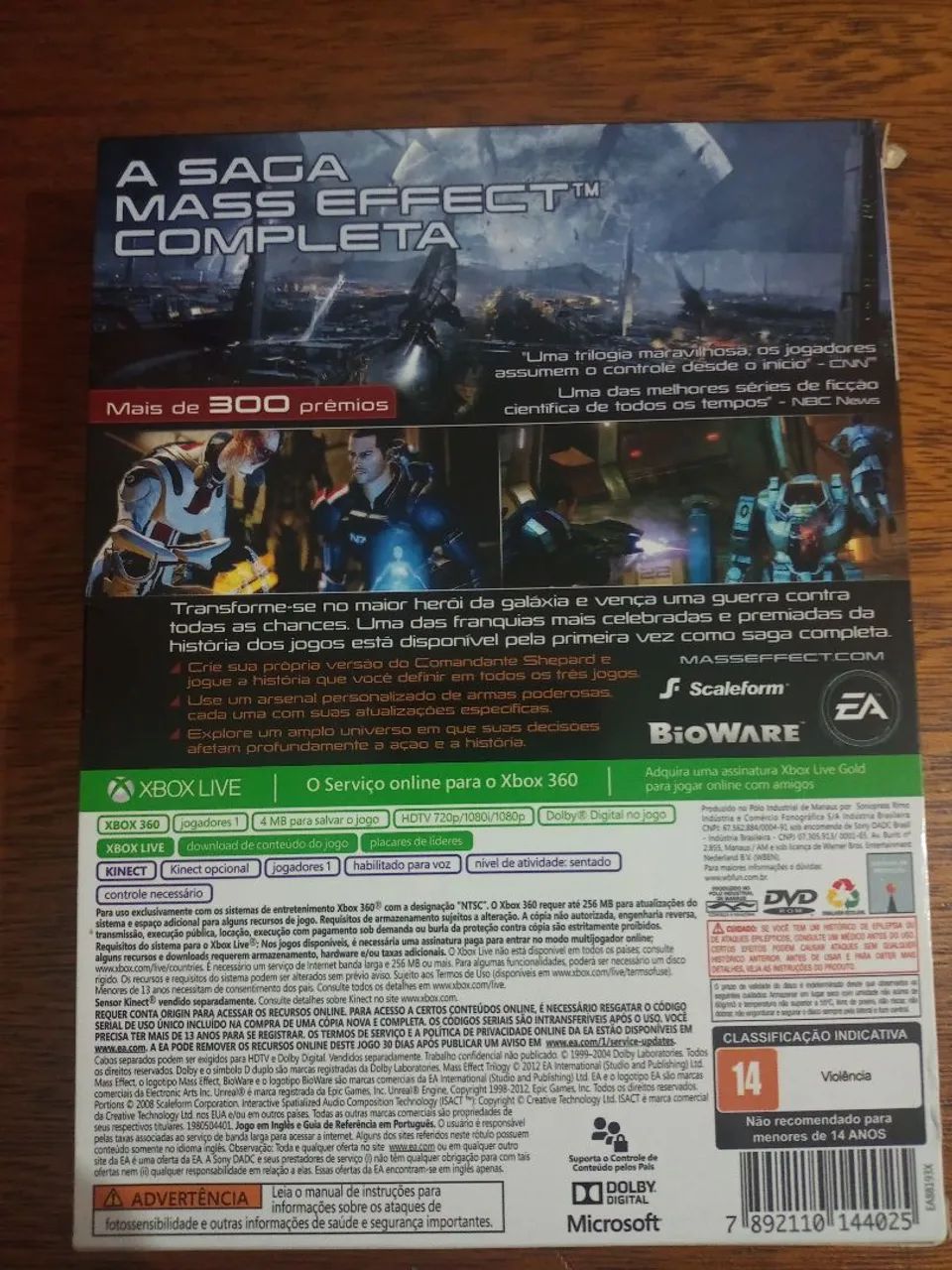 Mass Effect Trilogy Xbox 360 RARO EXCELENTE  - Foto 4