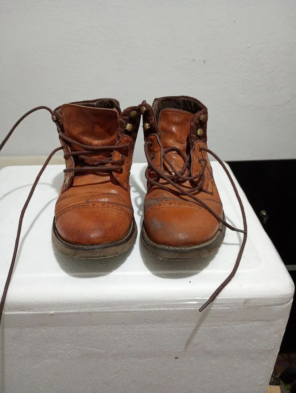 Bota de couro n.41