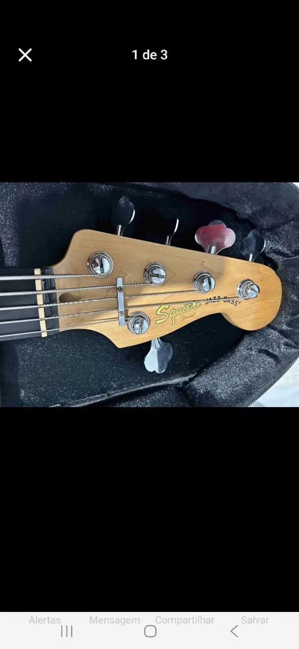Baixo  fender squier delux V - Foto 3