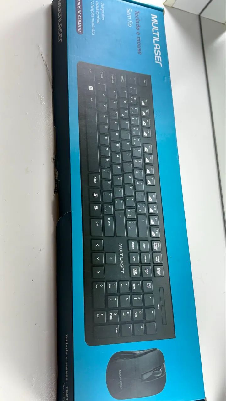 Multilaser Teclado sem Fio Bluetooth Novo - Foto 5