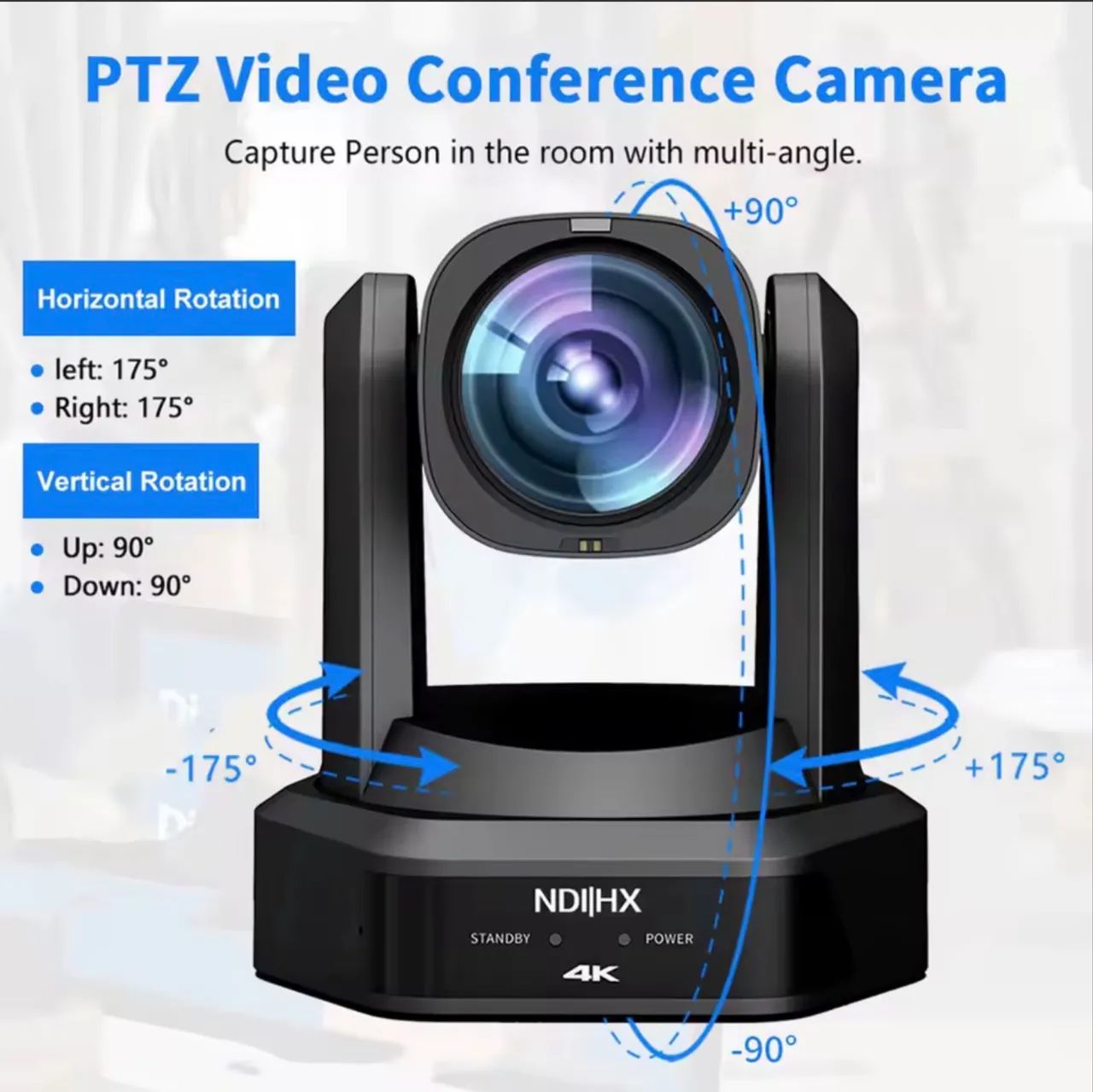 Câmera 4K - PTZ - Foto 2
