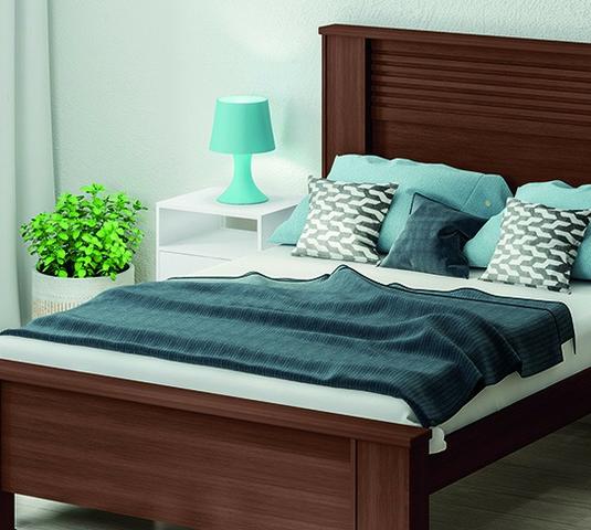 Cama de Casal cor Mel novíssima - Foto 5