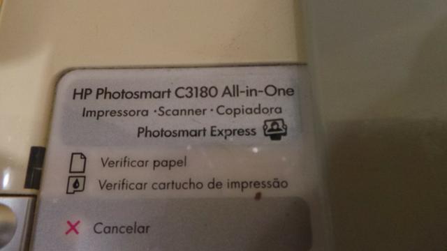 Impressora hp photosmart c 3180 scanner copiadora funcionando sem cartuchos! - Foto 3