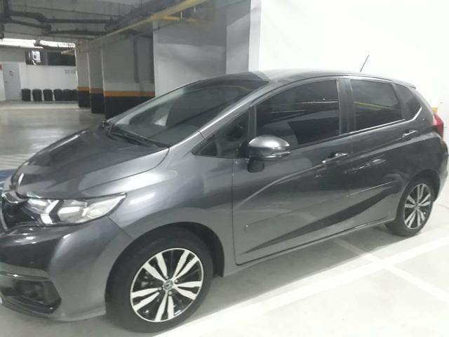 Honda FIT EX CVT - cinza 2018/2018