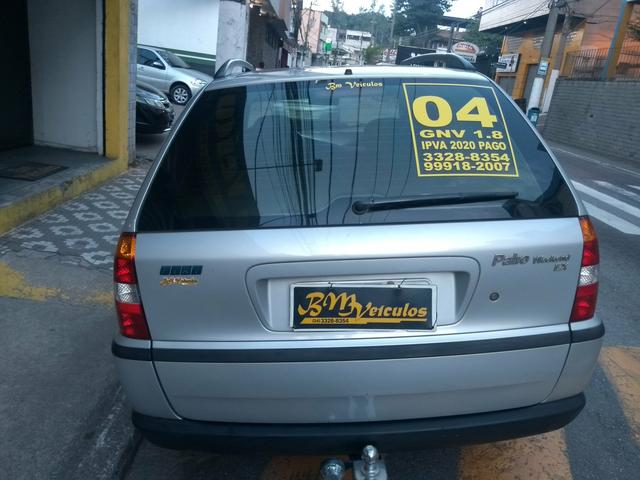 Palio completo 1.8 com GNV. IPVA 2020 ano 2004.15900 - Foto 4