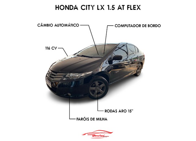 HONDA CITY LX 1.5  AUTOMÁTICO 