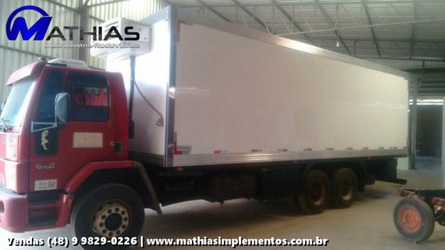 bau para hr camara termica para toco carroceria para bi truck usados e semi novos  - Foto 5