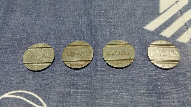 Ficha Telefônica (lote com 7)