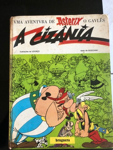Revista em Quadrinhos do Asterix  (A Cizânia) ed. de colecionado de 1970