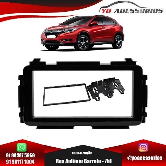 Moldura Painel 2Din HR-V Modelo Original