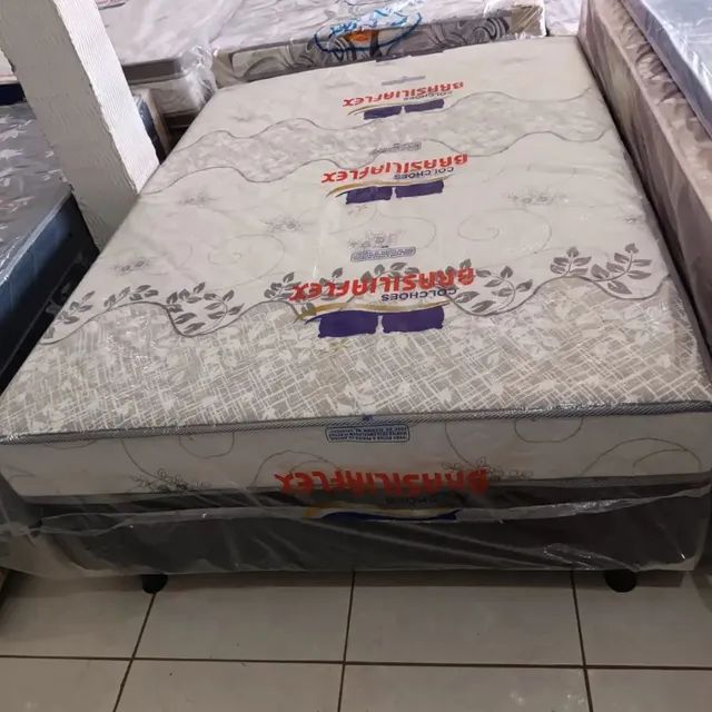 CAMA BOX CASAL ESPUMA SELADA NOVA ALTO PADRÃO  - Foto 2