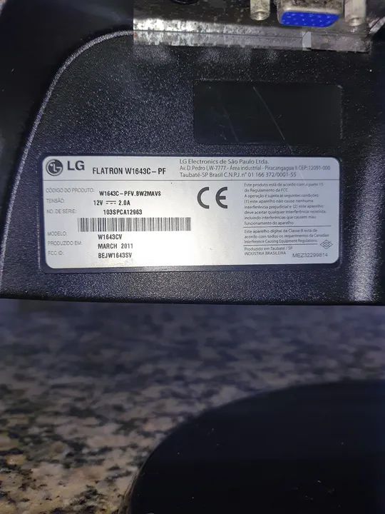 Monitor LG flatron w1643c - Foto 3