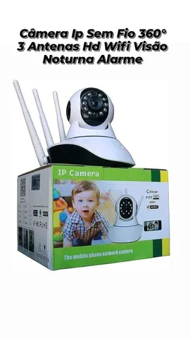 câmera de segurança babá eletrônica