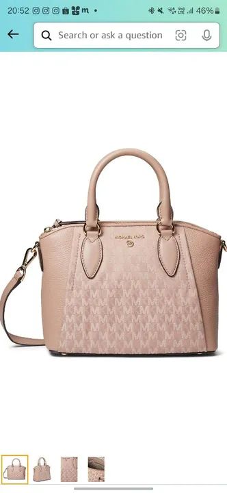 Bolsa Michael Kors rose e bege original - Foto 5